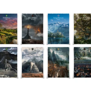 Middle Earth City A3 Poster Helm's Deep Illustration Print Art Decor - Picture 1 of 13