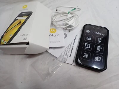 Very Nice Motorola Moto E Black 8gb w 32gb card XT1527 Cingular Clean IMEI w/box - Image 1 of 4