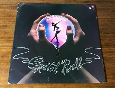 STYX ~ CRYSTAL BALL ~ ORIGINAL FIRST PRESS WHITE LABEL PROMO WITH INSERT 1976 - Image 1 of 4