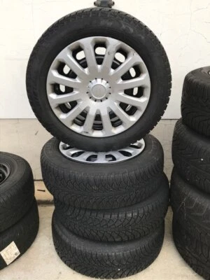 4x 185/60R15 88T FULDA KRISTALL MONTERO3 WINTERREIFEN A. 6,5x15 STAHLFELGE 5x160 - Bild 1 von 4