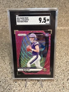 2024 Panini Prizm JJ McCarthy Pink Wave Prizm RC #400 SGC 9.5 Vikings MT+ - Bild 1 von 4