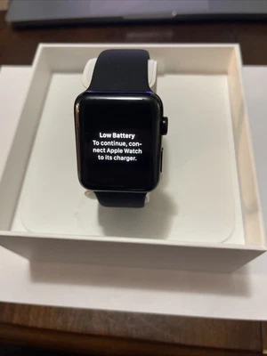 Apple Watch Series 3 16GB GPS + LTE 42mm Stainless Steel - Box Included - Image 1 of 4