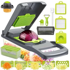 Vegetable Chopper,17 in 1 Kitchen Gadgets Accessories,Food Salad Chopper Vege... - Picture 1 of 7