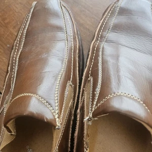 Zapatos de vestir cómodos sin cordones Soft Stags para hombre cuero marrón antideslizantes 10,5 - Imagen 1 de 15