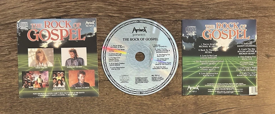 Rock of Gospel CD  1987 Arrival/K-Tel Petra, White Heart ***Rare cd*** - Image 1 of 1