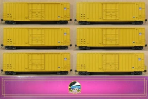 MTH Premier 20-90528 MP/UP 50' Hi-Cube Boxcar 6-Car Set O-Gauge NOS * - Picture 1 of 9