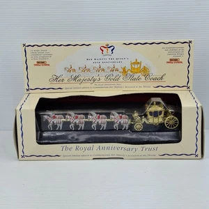 MATCHBOX MODELS OF YESTERYEAR "HER MAJESTY THE QUEEN'S GOLD STATE COACH" LTD ED - Picture 1 of 3