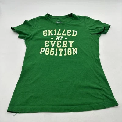 Camiseta Nike Calce Ajustado Jóvenes Niñas Verde Estampado Gráfico Logo ..#30834 Foto 1 de 4