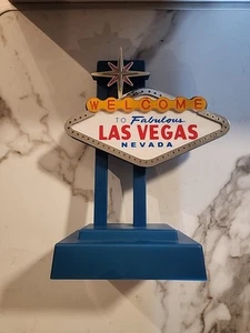 BENVENUTI ALLA FAVOLOSA INSEGNA TENDONE LUCI LAMPEGGIANTI LAS VEGAS NEVADA - Foto 1 di 12