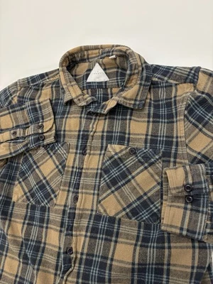 Altamont фланелевый узор клетку мужчин длинным рукавом на пуговицах размер большой - Изображение 1 из 4