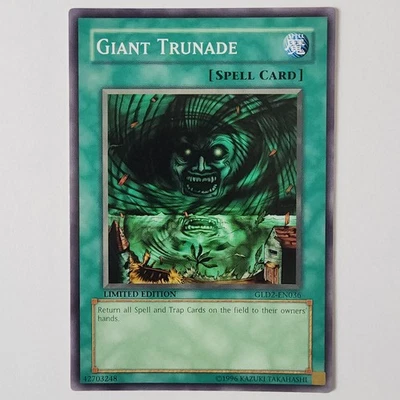 Giant Trunade - GLD2-EN036 - LP - Common - Limited - Yugioh - Image 1 of 2