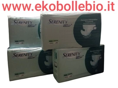 Serenity Soft Dry+ Pannoloni Mutandina  L 4x30 Tot 120pz 3 gocce No Detrazio - Immagine 1 di 2