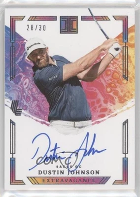 2024 Panini Impeccable LIV Golf Extravagance /30 Dustin Johnson #EA-DJN Auto - Image 1 of 2