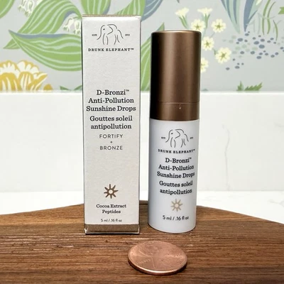 Drunk Elephant D Bronzi Bronzing Drops Universal Bronze 0.16 oz 5 ml Travel Size - Image 1 of 4