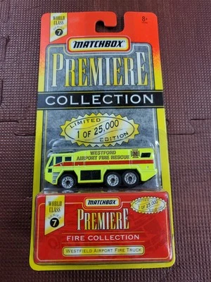 MATCHBOX PREMIERE COLLECTION IN SERIES #7 WESTFIELD AIRPORT FIRE TRUCK - Image 1 of 4