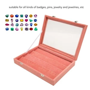 Étui D'affichage à Broches Clear Dustproof Medal Display Case Cadre Pour Bad OBF - Afbeelding 1 van 12