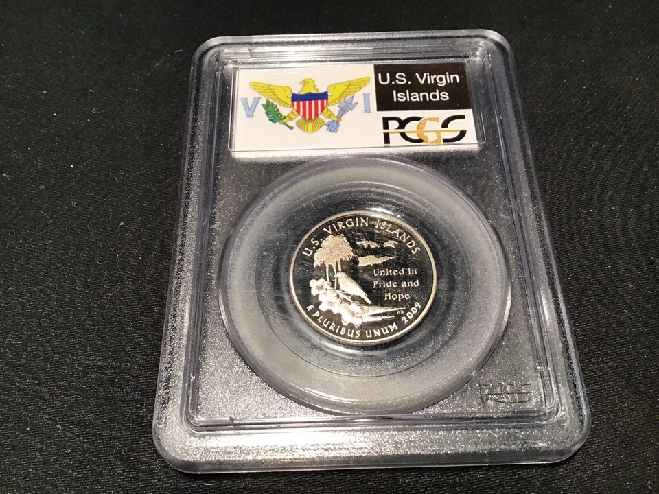 2009s US Quarter Virgin Islands PF 69 DCam PCGS - Image 1 of 2