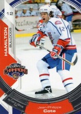 Jean-Philippe Cote 2006-07 Hamilton Bulldogs Calder Cup