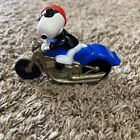 2008 Burger King Peanuts Snoopy Daredevil cascade beagle moto jouet roue à rabat