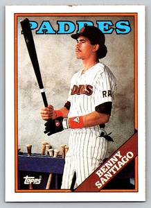1988  Topps #693 Benny Santiago San Diego Padres