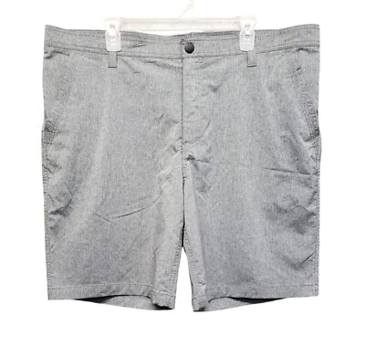 Pantalones Cortos GH Bass & Co Para Hombre Se Ajusta a 42 Performance Golf Elastizados Gris Jaspeado 10" en 40 Foto 1 de 4