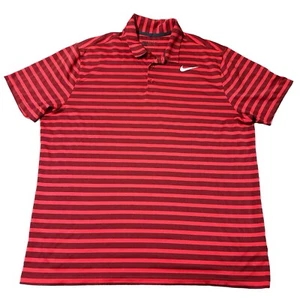 Nike X Disney Parks Shirt Mens 2XL Red Mickey Mouse Dri Fit Tour Performance - Picture 1 of 6