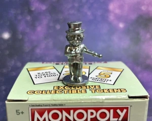 Monopoly Surprise Exclusive Collectible Tokens Series 1- MR MONOPOLY w/ TOP HAT - Picture 1 of 6