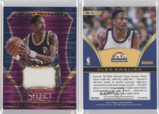 2013-14 Panini Select Select Swatches Purple Prizm /99 Alex English #14 HOF