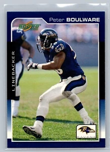 2000 SCORE CARD # 12 Peter Boulware - Baltimore Ravens - Picture 1 of 2