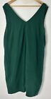 Sussan Green Linen Blend Womens Dress Size 16 Summer Spring