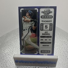 2023 Panini Chronicles #15 Jeff Bagwell Contenders Optic Blue Velocity /99