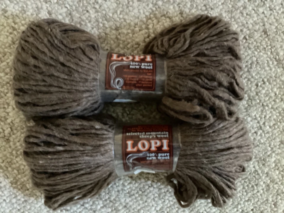8 Reynolds Lopi, hecho en Islandia, 100% pura lana de oveja nueva-medicina. Marrón Foto 1 de 1