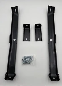 1973-1980 CHEVROLET GMC TRUCK PICKUP C10 C20 FRONT BUMPER BRACKET SET W/HARDWARE - Picture 1 of 4