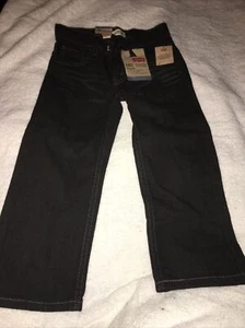Levi's Boy's REG 505 Jeans Adjustable Waistband Straight Leg Black Size 4reg - Picture 1 of 11
