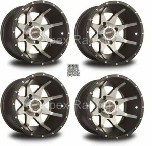 "4x) 12" Sedona Storm Wheels Yamaha 400 Big Bear IRS 2007-2011 Juego de llantas - Imagen 1 de 2