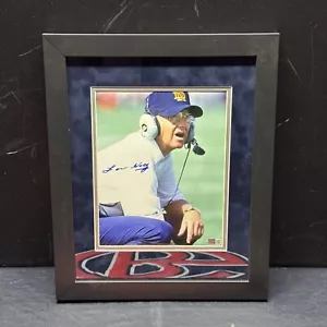 Lou Holtz Signed Notre Dame Framed 8x10 Photo Autographed HOF Steiner CX - Picture 1 of 3