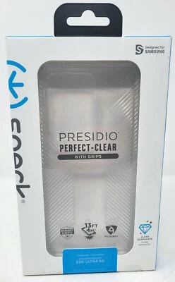 Speck Presidio Perfect-Clear Grips Case for Galaxy S20 Ultra 5G - Image 1 of 2
