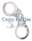 A2-5 HANDCUFFS Western Cowboy Police Novelty Toy Metal Dress Up Party Accessory