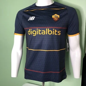 Men's Replica New Balance Roma 4th Jersey 21/22  Forza Roma Size Small - New - Picture 1 of 4