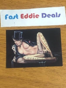 COMIC IMAGES 1992 OLIVIA DE BERARDINIS COLLECTOR MODEL CARD 32 PIANO LADY 1982 - Picture 1 of 2