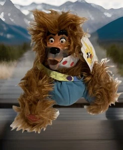 RARO peluche labbra fegato orso di campagna Disney vintage con etichette - nuovo con etichette - Foto 1 di 7