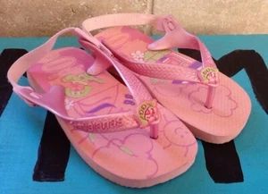 HAVAIANAS LITTLE GIRL FLIP FLOPS     KIDS SIZE 8 - Picture 1 of 7