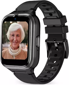 Smartwatch Senioren mit Notrufknopf Telefonfunktion SOS Taste Videoanruf - Bild 1 von 6