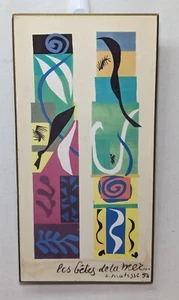 Henri Matisse "Beasts Of The Sea" (1950) No. 2650 Natl Gallery of Art Wash. D.C. - Picture 1 of 7