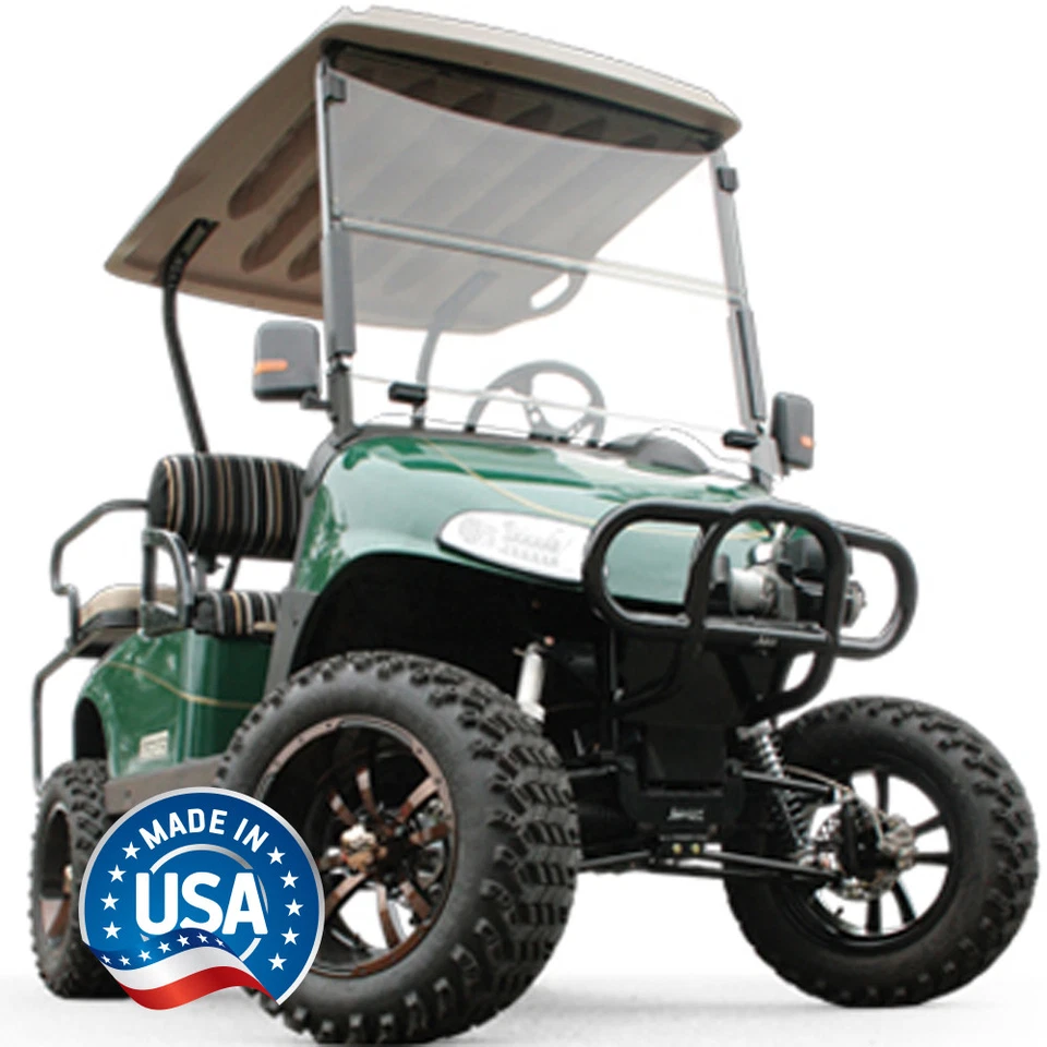 Carro de golf Buggies Unlimited E-Z-GO RXV parabrisas plegable transparente | 2008-2023 Foto 1 de 1