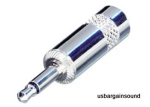 REAN NYS226L 1/8" (3.5mm) Mono TS Cable Mnt Plug - Fits up to 6mm Cable - Picture 1 of 1