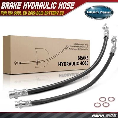 2x Manguera hidráulica de freno trasero derecho y derecho para Kia Soul EV 2015-2019 batería EV (BEV) Foto 1 de 4