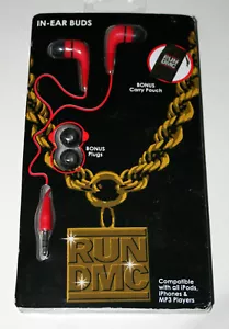 RUN DMC Rap Group In Ear Buds mit Sammelbeutel Neu NOS im Paket - Bild 1 von 4