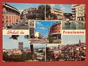 Cartolina - Saluti da Frosinone - Vedute diverse - 1974 - Foto 1 di 2