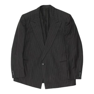 Christian Dior Blazer Jacket | Vintage Mens Black Pin Stripe High End Designer - Picture 1 of 5